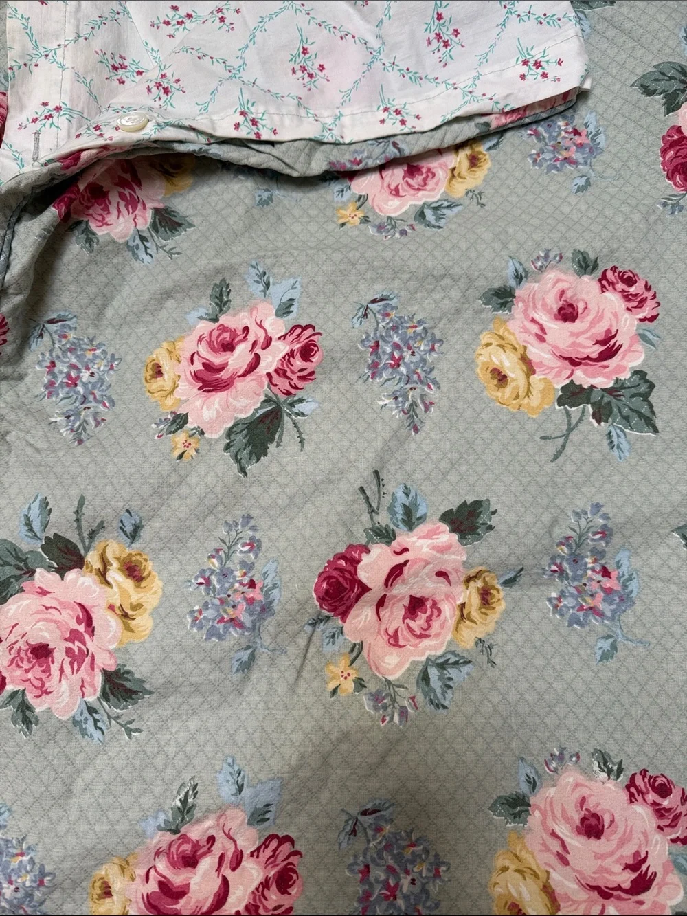 TWIN Ralph Lauren Rose Print Duvet Cover plus coordinating sheets/pillowcases